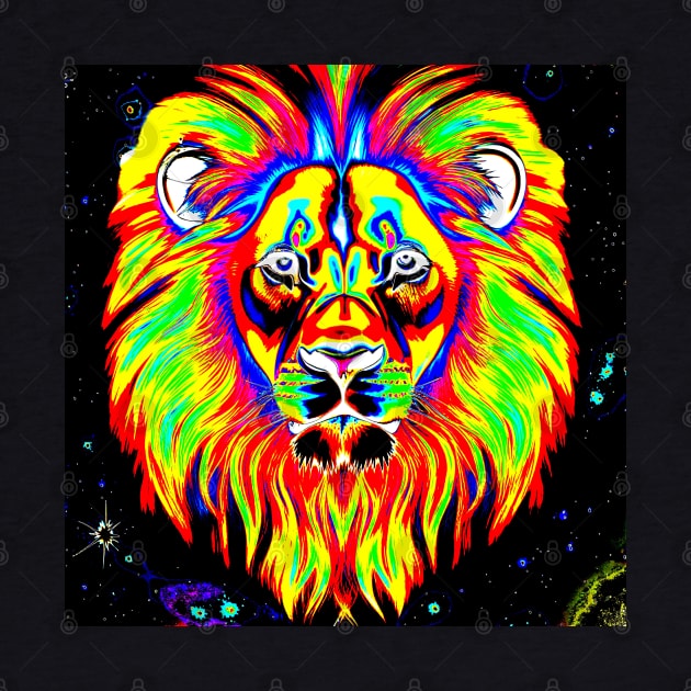 The Lion Dark Rainbow by BlakCircleGirl